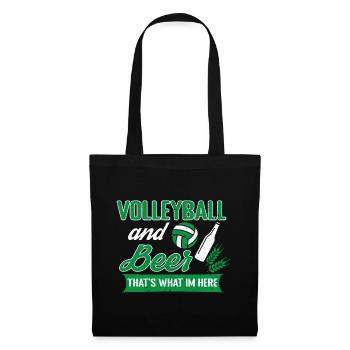 Volleyball Volleyball players Volleyball court - Tote Bag - black - Front