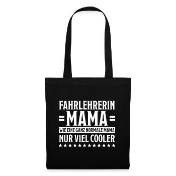 Fahrlehrerin Fahrschule Fun Fahrlehrerin Geschenk - Stoffbeutel - Schwarz - Vorne