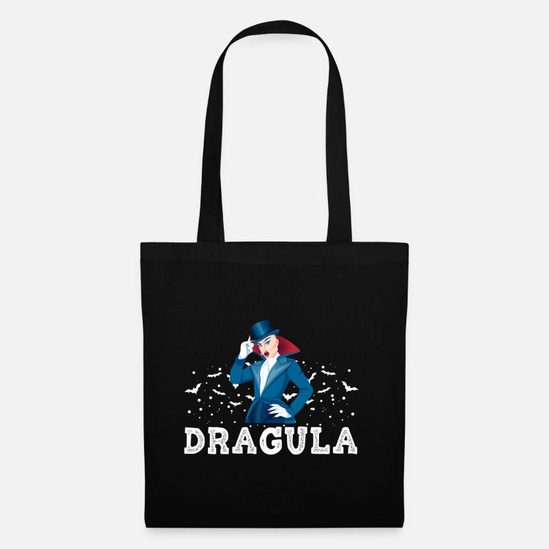 Drag Queen Dracula Halloween Karneval - Stoffbeutel - Schwarz