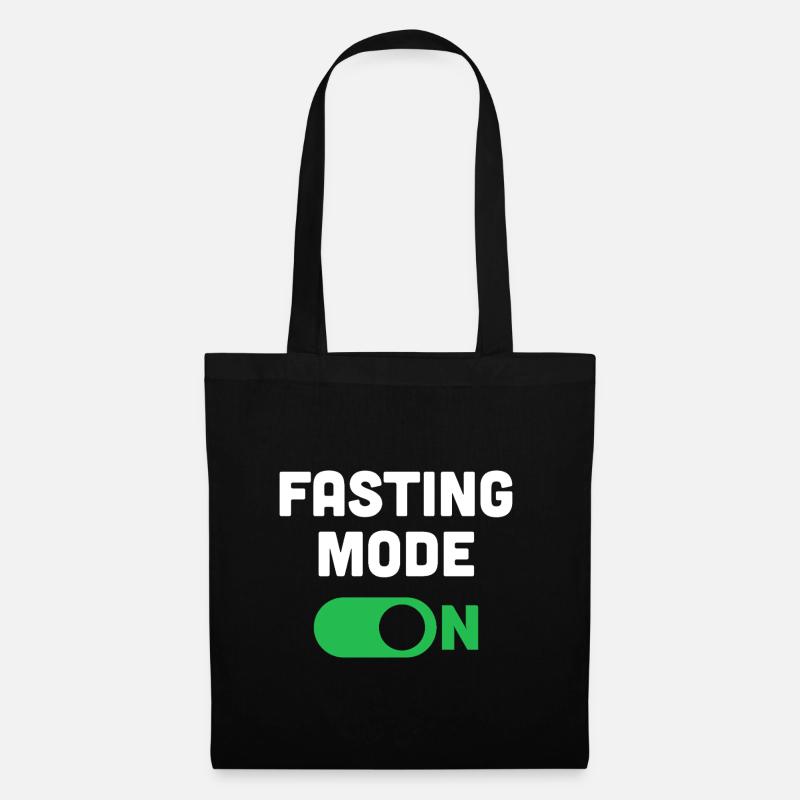 Fasting Mode On - Tote Bag - black