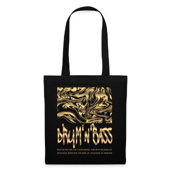 DNB Gold Flow Merch - tenue - Esthétique - Sac en tissu - noir - Devant