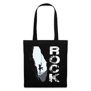 Rock Climbing - Stoffbeutel - Schwarz - Vorne