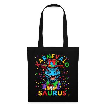 Dinosaur Costume Carnival Dino T-Rex Carnival - Tote Bag - black - Front