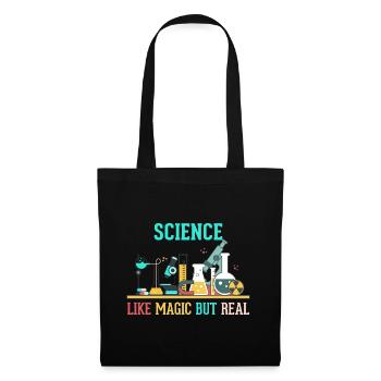 SCIENCE - LIKE MAGIC BUT REAL - Sac en tissu - noir - Devant