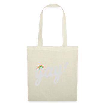 Yay Gay - Sac en tissu - nature - Devant