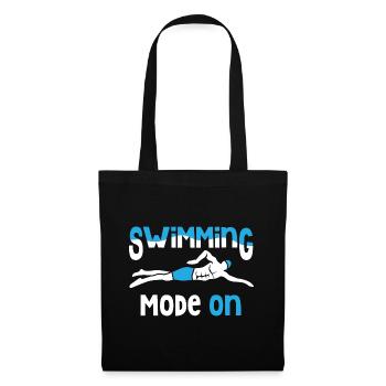 Swimmers Swimming 50 meters lane - Tote Bag - black - Front