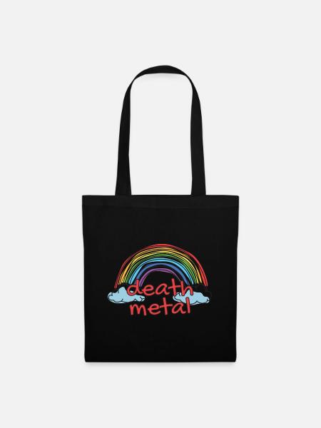 Lustiger Death Metal Sarkastischer Metal Metalhead - Stoffbeutel - Schwarz