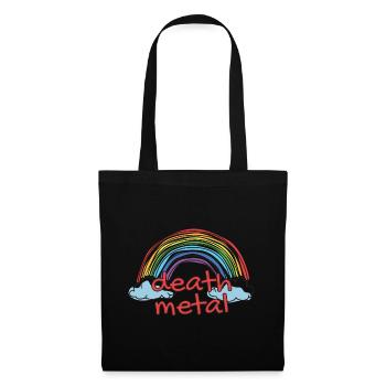 Lustiger Death Metal Sarkastischer Metal Metalhead - Stoffbeutel - Schwarz - Vorne