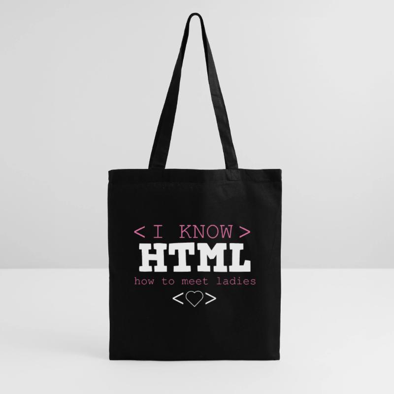 HTML Editor Hypertext Markup Language Web Document Sac en tissu