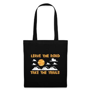 Backpacking Hiking Backpacking Backpacking Backpacking - Tote Bag - black - Front