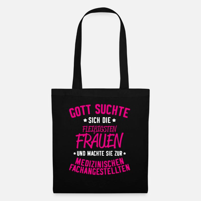 Medizinische Fachangestellte MFA Geschenk - Stoffbeutel - Schwarz