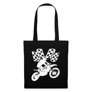 Motocross gift - Tote Bag - black - Front