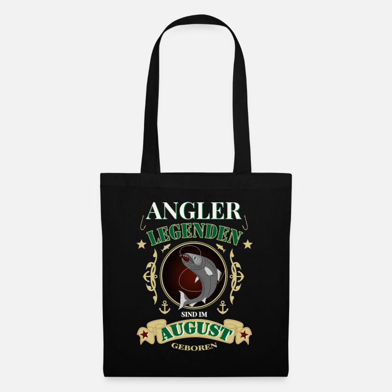 Angler - Stoffbeutel - Schwarz