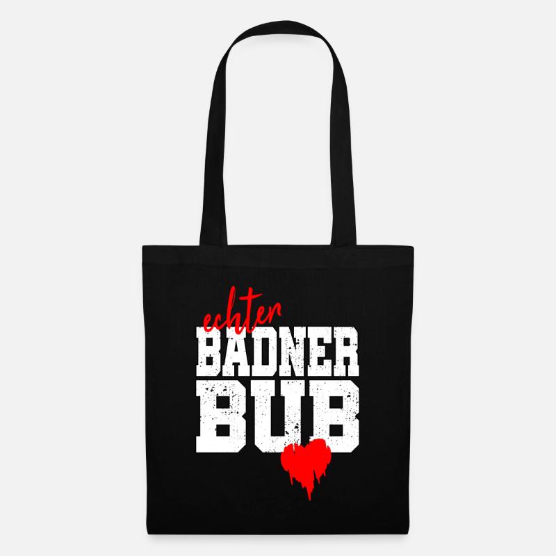Badner Bub Badisch Dialekt Baden Stolz Geschenk - Stoffbeutel - Schwarz