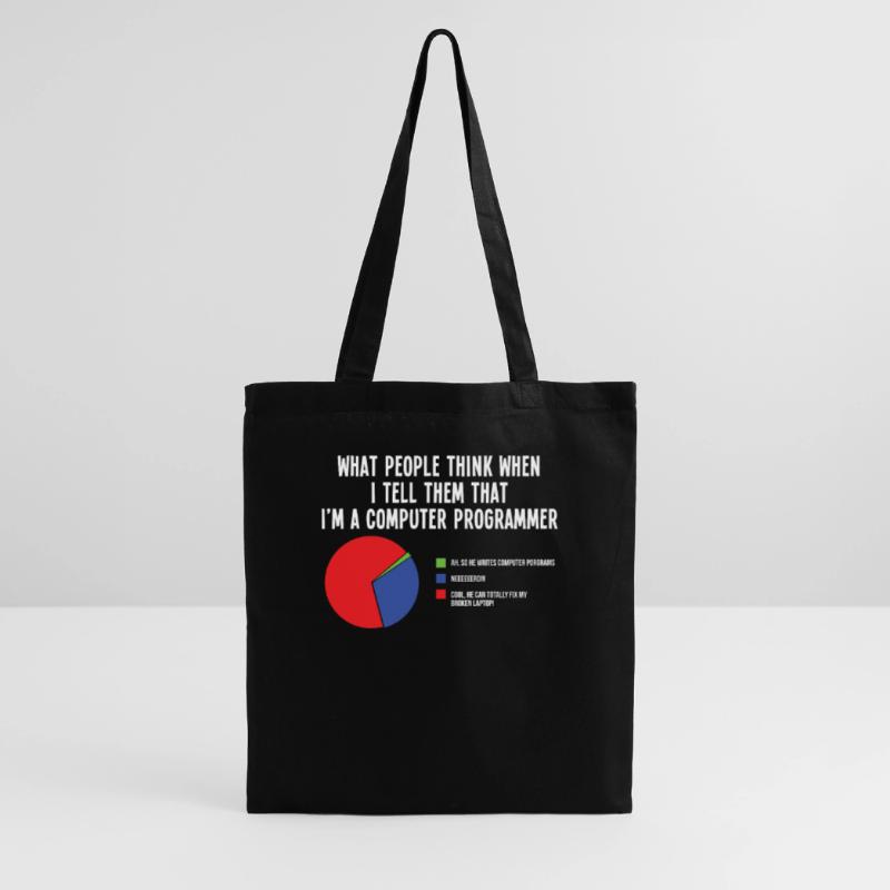 Funny saying for computer science programmers Tote Bag