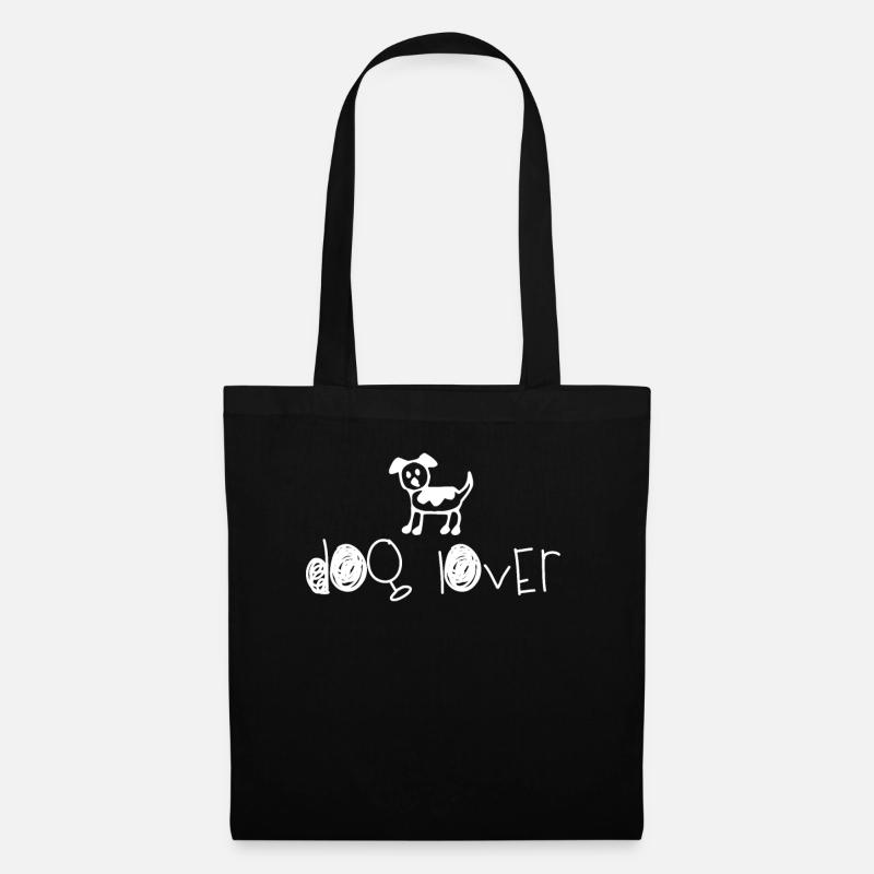 Dog lover - Tote Bag - black