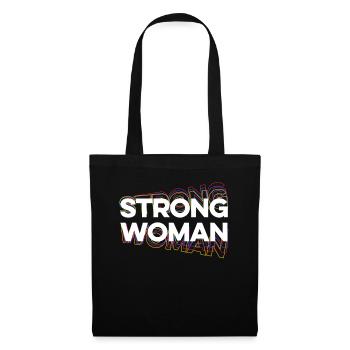 Strong woman - Tote Bag - black - Front