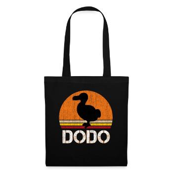Cool dodo vintage design - Tote Bag - black - Front