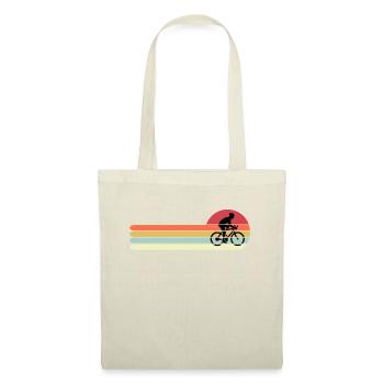 Funny Cycling Shirt, Retro Vintage Cycling Gift fo - Tote Bag - nature - Front
