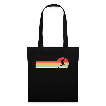 Rétro Vintage Style Cadeau de plongée sous-marine pour papa - Sac en tissu - noir - Devant