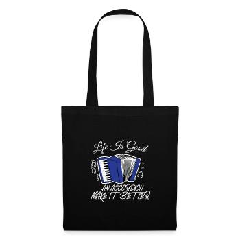 Accordéon Accordéon Accordéon Accordéon Accordéon Musique De musique - Sac en tissu - noir - Devant