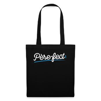 Je Suis Père-fect - Sac en tissu - noir - Devant