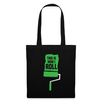 Peintre Compagnon Artisanat Maître Peintre Murs steichen - Sac en tissu - noir - Devant