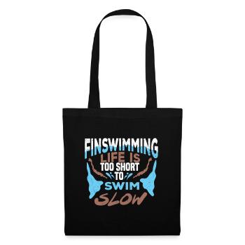 Nageoires Natation Natation Sports nautiques - Sac en tissu - noir - Devant