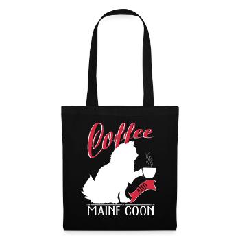 Coffee Maine Coon - Tote Bag - black - Front