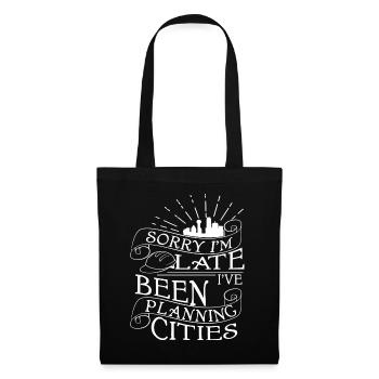 Planning cities - Tote Bag - black - Front
