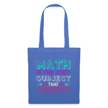 Les calculs mathématiques comptent - Sac en tissu - bleu pâle - Devant