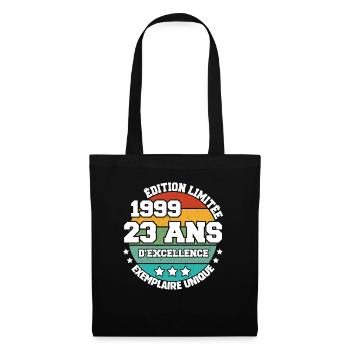 1999 23 Ans Edition Limitée 23 Ans D'excellence - Sac en tissu - noir - Devant