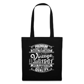 Superior Quality 1961 Aged To Perfection - Tote Bag - black - Front