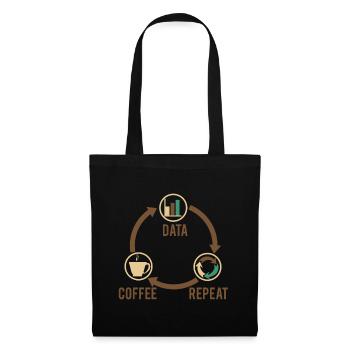 Data Coffee - Tote Bag - black - Front