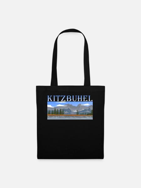 Kitzbühel - Stoffbeutel - Schwarz