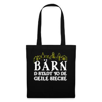 Bärn Geile Sieche - Stoffbeutel - Schwarz - Vorne