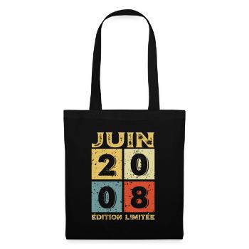Cadeau D'anniversaire Juin 2008 Édition Limitée - Sac en tissu - noir - Devant