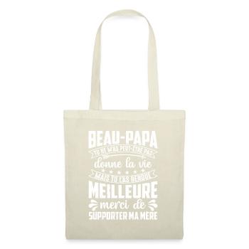 Step-dad Thank you for supporting My Mother - Tote Bag - nature - Front