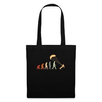 Evolution of Kite - Tote Bag - black - Front