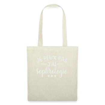 Je Peux Pas J'ai Sophrologie - Sac en tissu - nature - Devant
