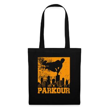 Parkour - Stoffbeutel - Schwarz - Vorne