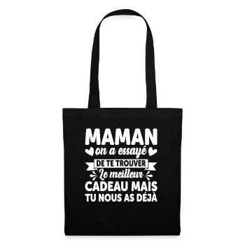 Maman Anniversaire Cadeau Fête Des Mères Noël Mama - Sac en tissu - noir - Devant