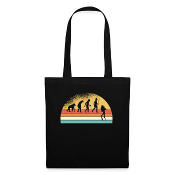 Évolution De La Plongée Vintage Idée Cadeau Mer - Sac en tissu - noir - Devant