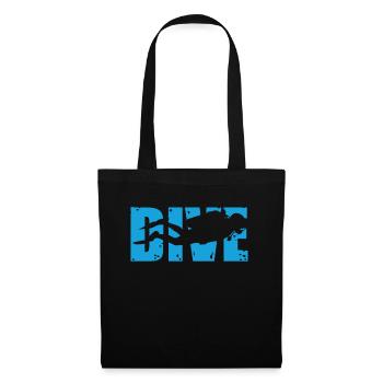 Diving Sport Sea Birthday Gift Idea Fish - Tote Bag - black - Front