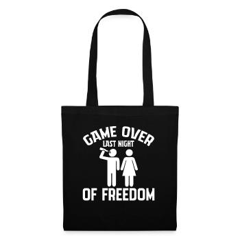 Game Finished Last Night of Freedom Marriage Love - Tote Bag - black - Front