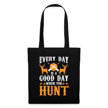 Hunting Hunting Hunter Rifle Shooting Game Hunting - Tote Bag - black - Front