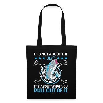 Ice hole fishing math - Tote Bag - black - Front
