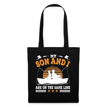 Fishing Father Son - Tote Bag - black - Front