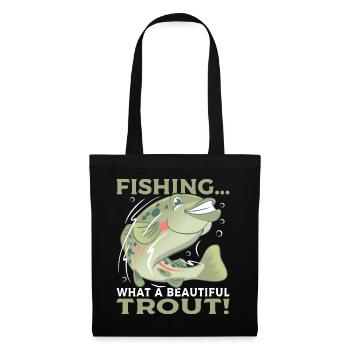 Fishing Thoughts - Tote Bag - black - Front