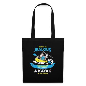 Kayak Boat Canoe Paddle Boat Double Paddle - Tote Bag - black - Front